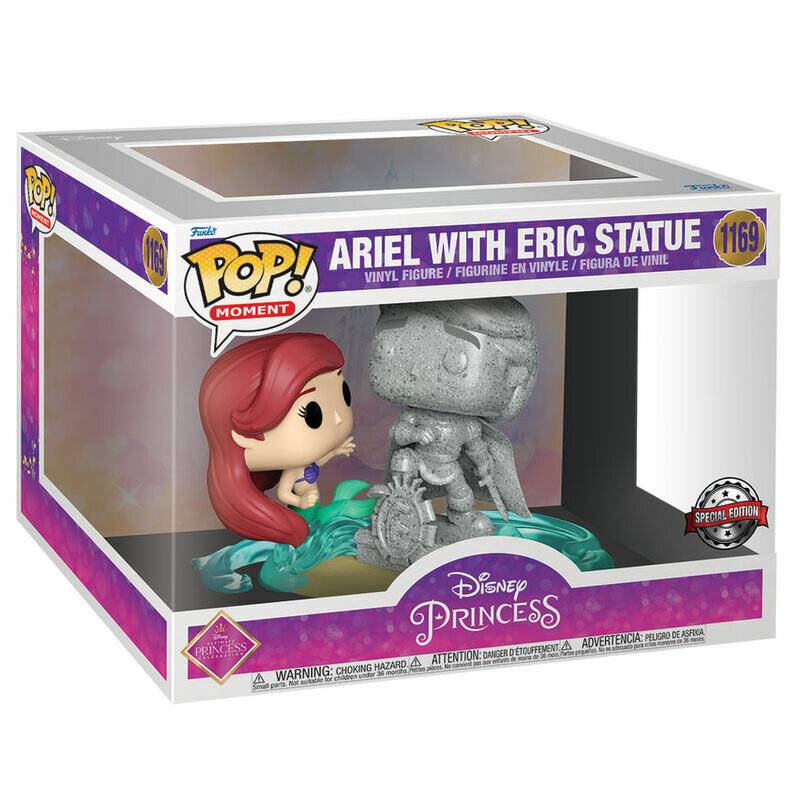 POP Figur Disney Ultimate Princess Die kleine Meerjungfrau Ariel & Statue Eric Exklusiv