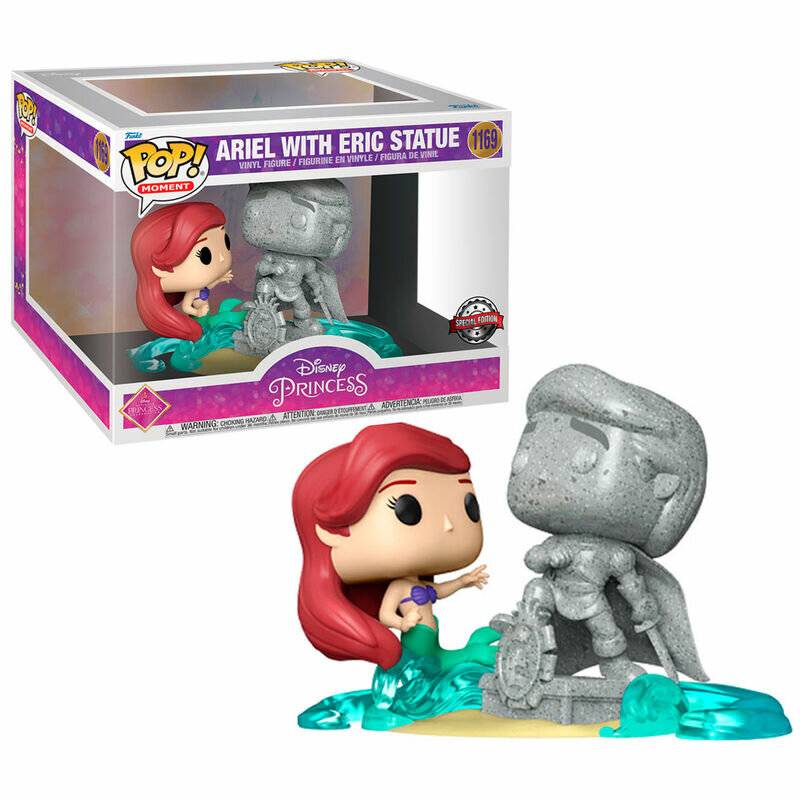 POP Figur Disney Ultimate Princess Die kleine Meerjungfrau Ariel & Statue Eric Exklusiv