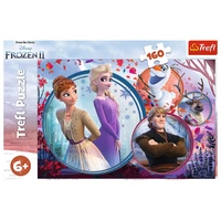 Frozen Puzzle 160 Pieces Lustiges Design mit Elsa und Anna für Kinder Frozen Puzzle 160 Pieces Lustiges Design mit Elsa und Anna für Kinder