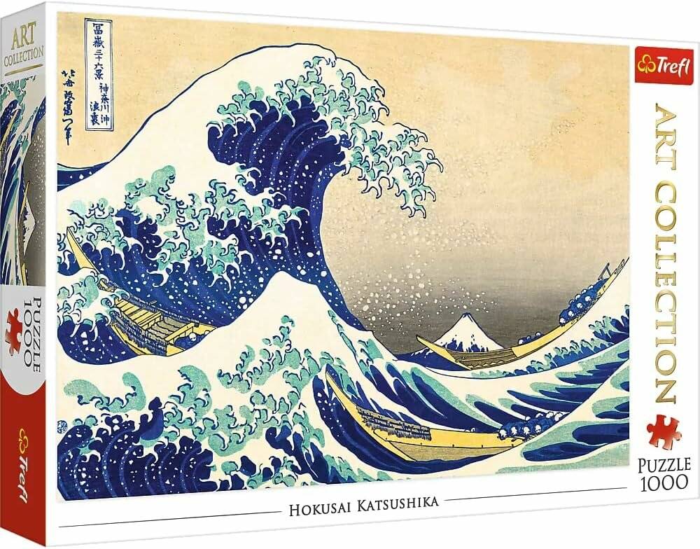 TREFL Puzzle Große Welle vor der Küste von Kanagawa 1000 Teile