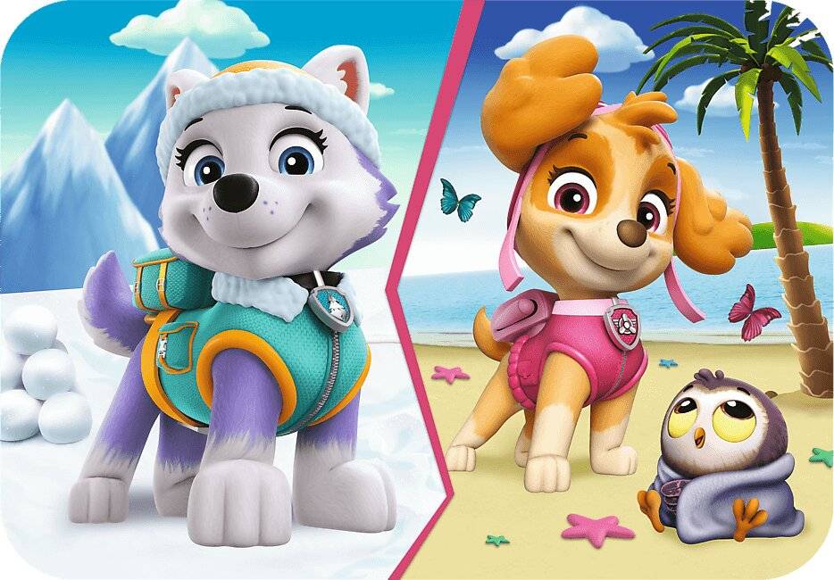 TREFL Holzpuzzle mit der Paw Patrol: Mä dchen Patrouille 24 Teile
