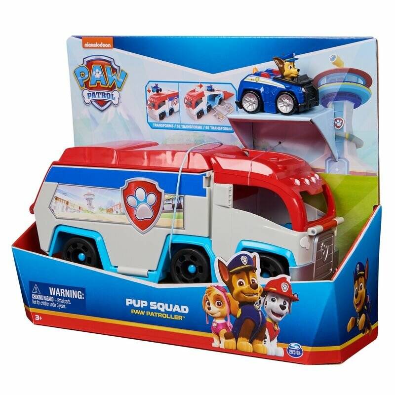 Paw Patrol - Pup Squad Patroller Mit Chase-Spielzeugauto