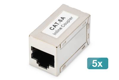 DIGITUS - CAT 6A Modulare Kupplung, geschirmt - 5 Stk.