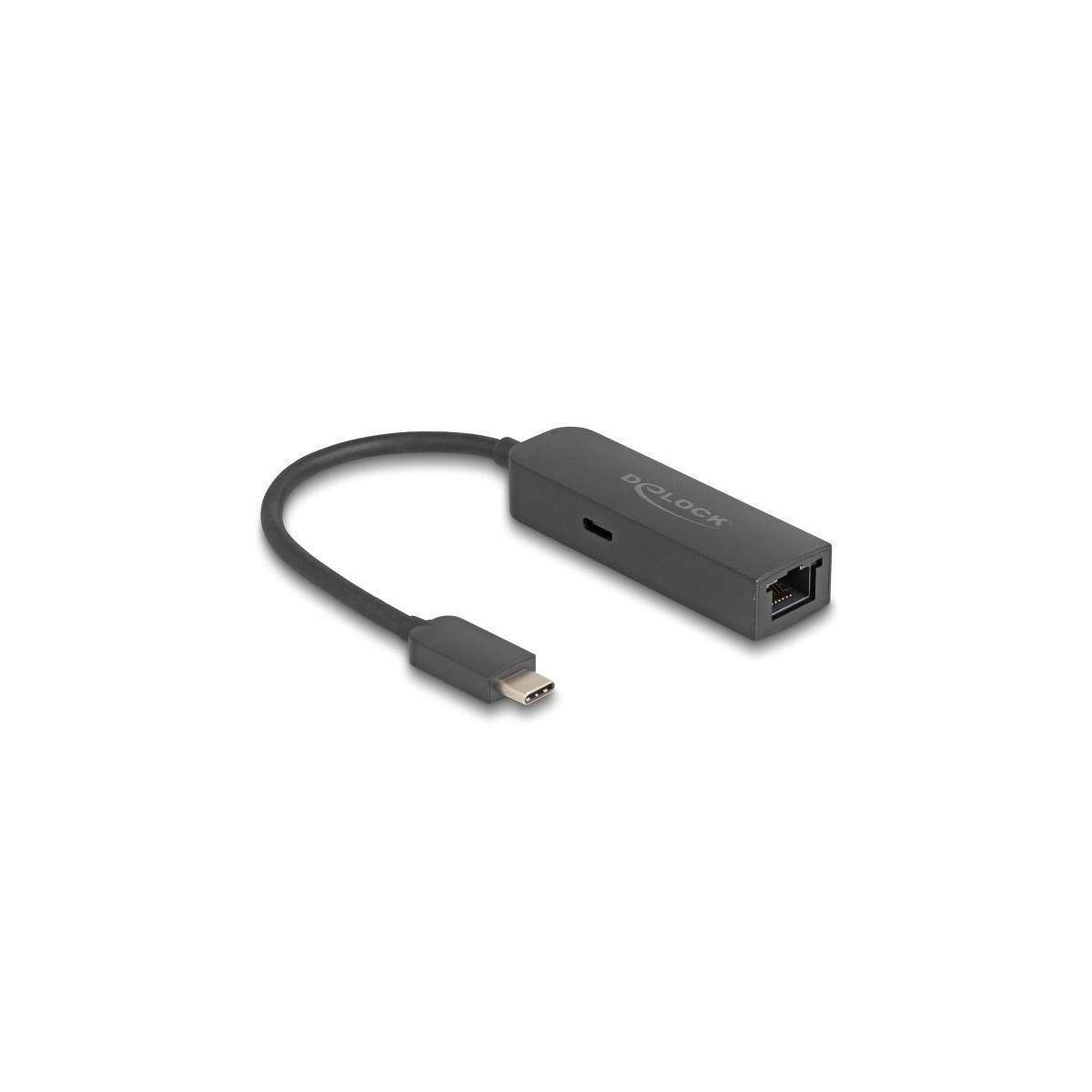 66938 - USB Type-C Adapter zu 2,5 Gigabit LAN mit Power Delivery 100 Watt