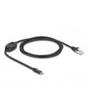 Delock Adapter USB 2.0 Type-C Stecker zu 1 x Seriell RS-232 RJ45 1.8 m 1,8 m