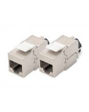 DIGITUS CAT 6A Keystone Jack shielded 2 pcs. tool free connection