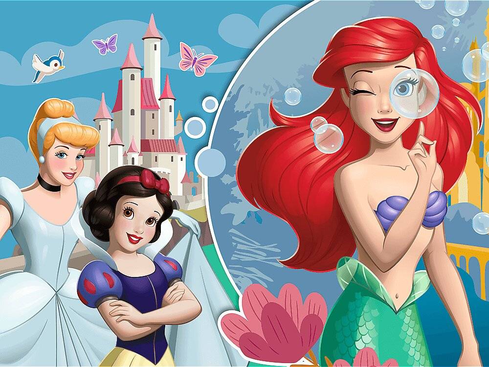 TREFL Disney Princesses Puzzle: Ein schö ner Prinzessinnentag 30 Teile