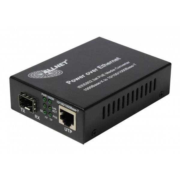ALLNET ALL-MC202P-SFP1-POE network media converter Netzwerk Netzwerkartikel