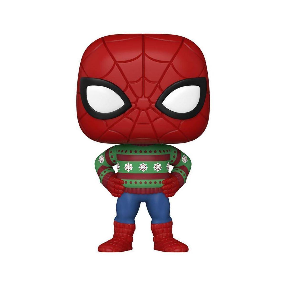 FK72190 - Marvel Holiday POP! Marvel Vinyl Figur Spider-Man 9 cm
