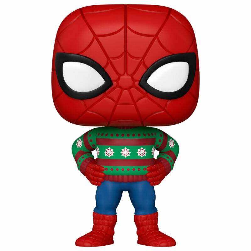 Marvel Holiday POP! Marvel Vinyl Figur Spider-Man 9 cm
