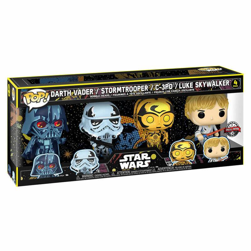 POP Pack 4 Figuren Star Wars Exklusiv