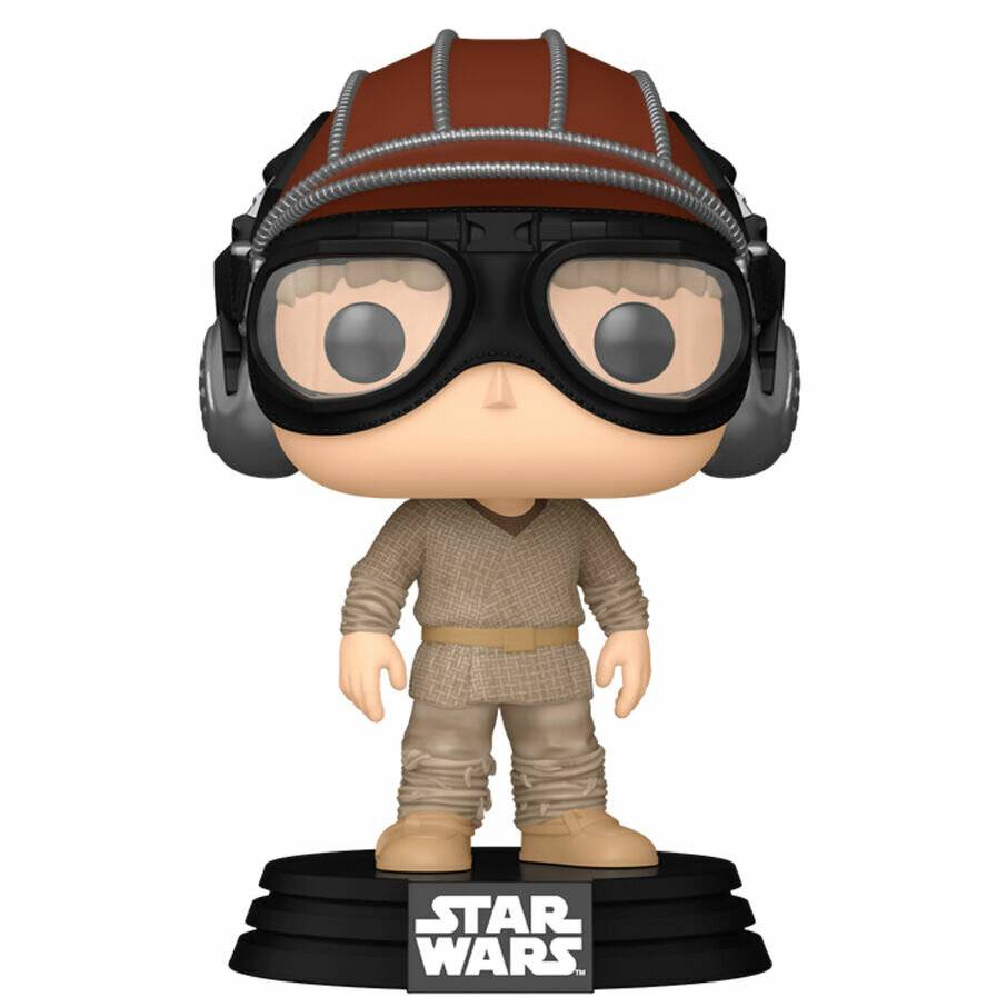 Star Wars: Episode I - Die dunkle Bedrohung Anniversary POP! Vinyl Figur Anakin w/Helmet 9 cm
