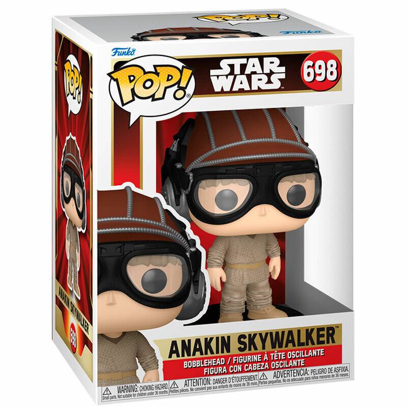 Star Wars: Episode I - Die dunkle Bedrohung Anniversary POP! Vinyl Figur Anakin w/Helmet 9 cm