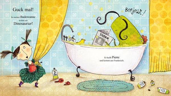 Ein Dinosaurier in meiner Badewanne