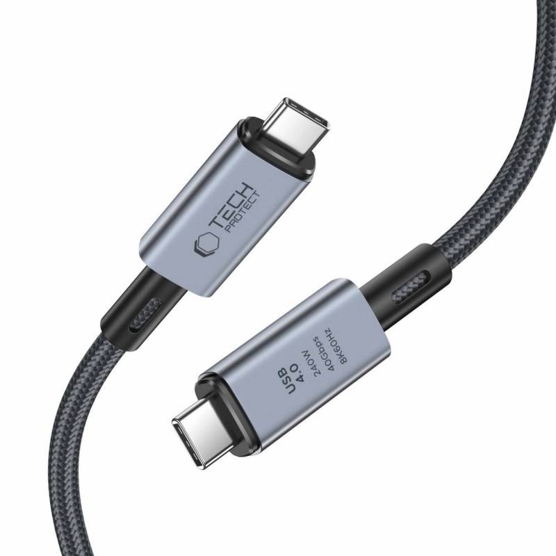 UltraBoost Max USB-C 4.0 PD-Kabel 240W 8K 40 Gbit/s 1m Grau