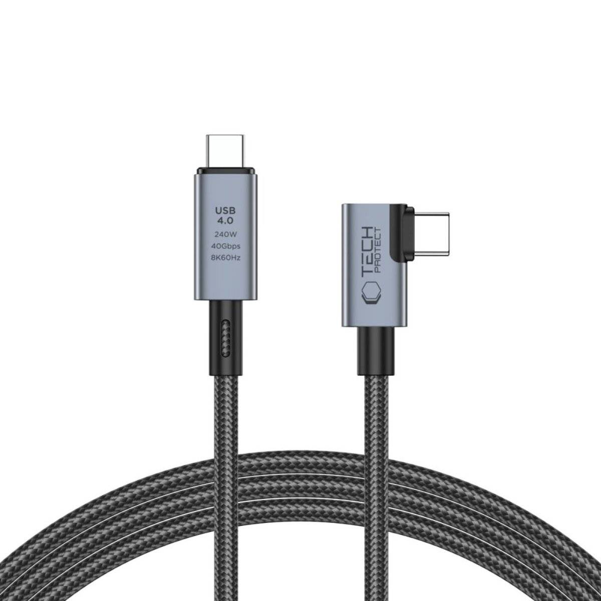 USB-C-Kabel mit der Bezeichnung „USB 4.0, 240W, 40Gbps, 8K@60Hz