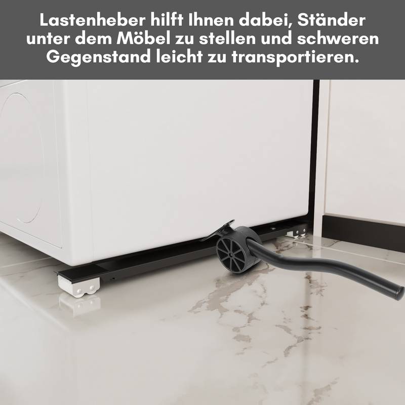 Waschmaschinen Untergestell 2er-Set Sockel Belastung 300 kg Podest 45-70cm