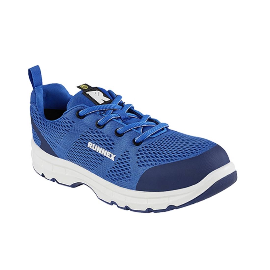 RUNNEX® S1 ESD-Sicherheitshalbschuhe FlexStar Blau/Weiß 39