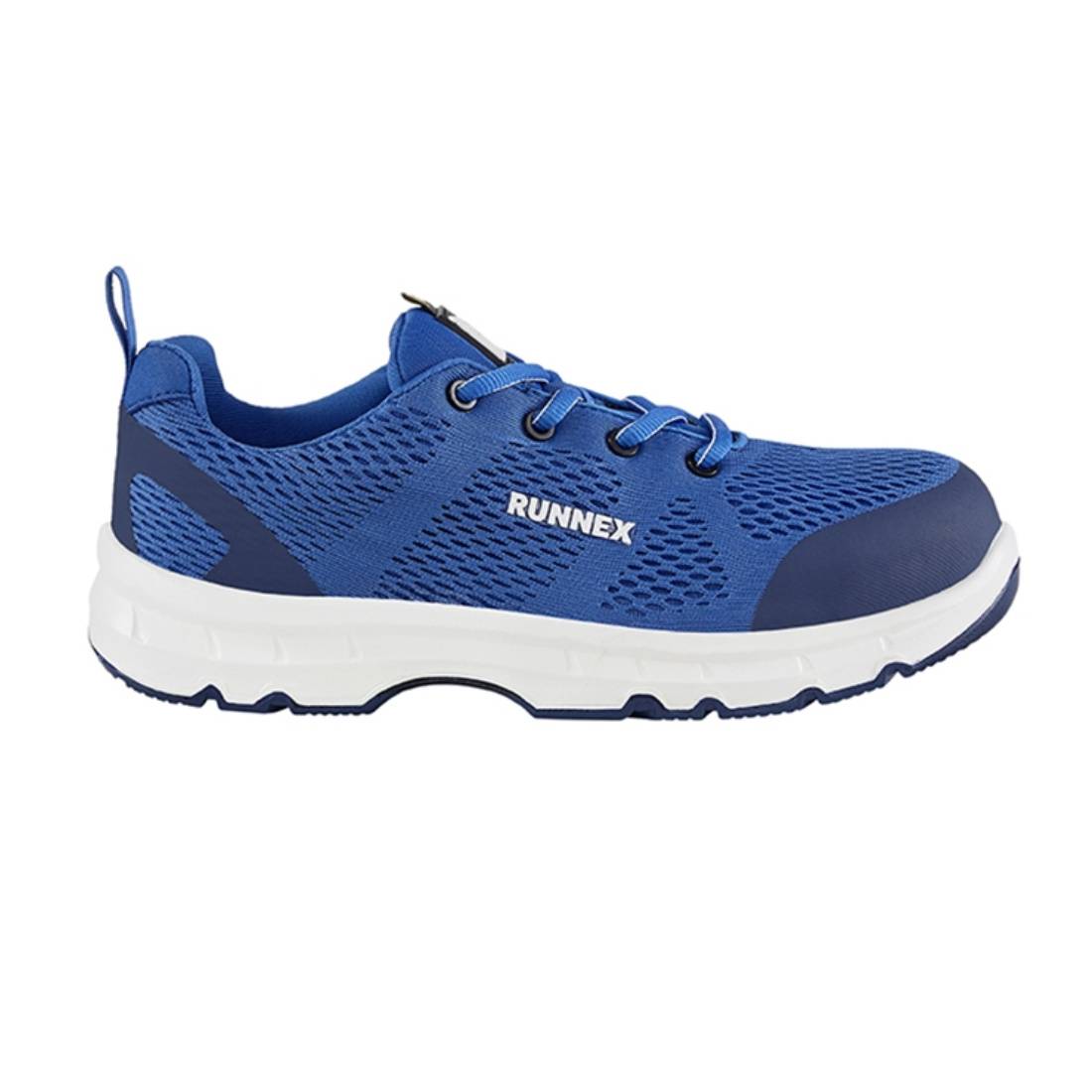 RUNNEX® S1 ESD-Sicherheitshalbschuhe FlexStar Blau/Weiß 38