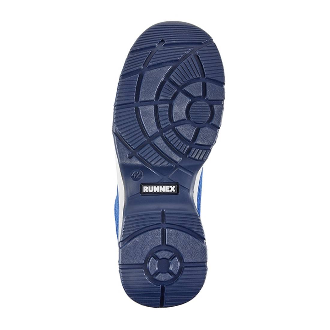 RUNNEX® S1 ESD-Sicherheitshalbschuhe FlexStar Blau/Weiß 39