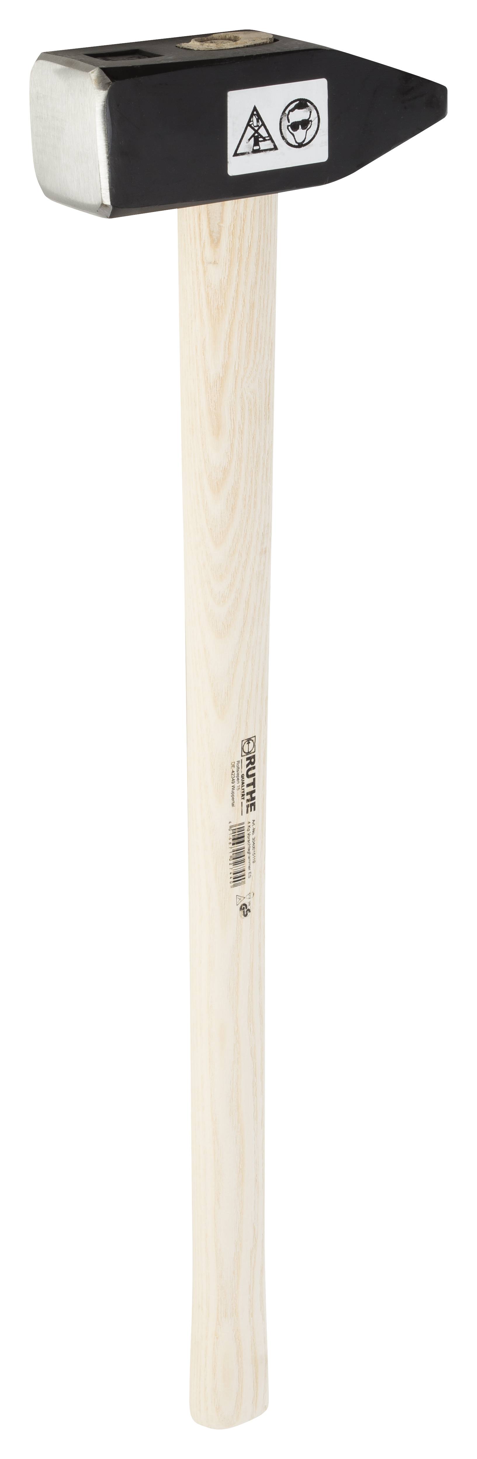 RUTHE Vorschlaghammer mit 70 cm Eschenstiel 4 kg