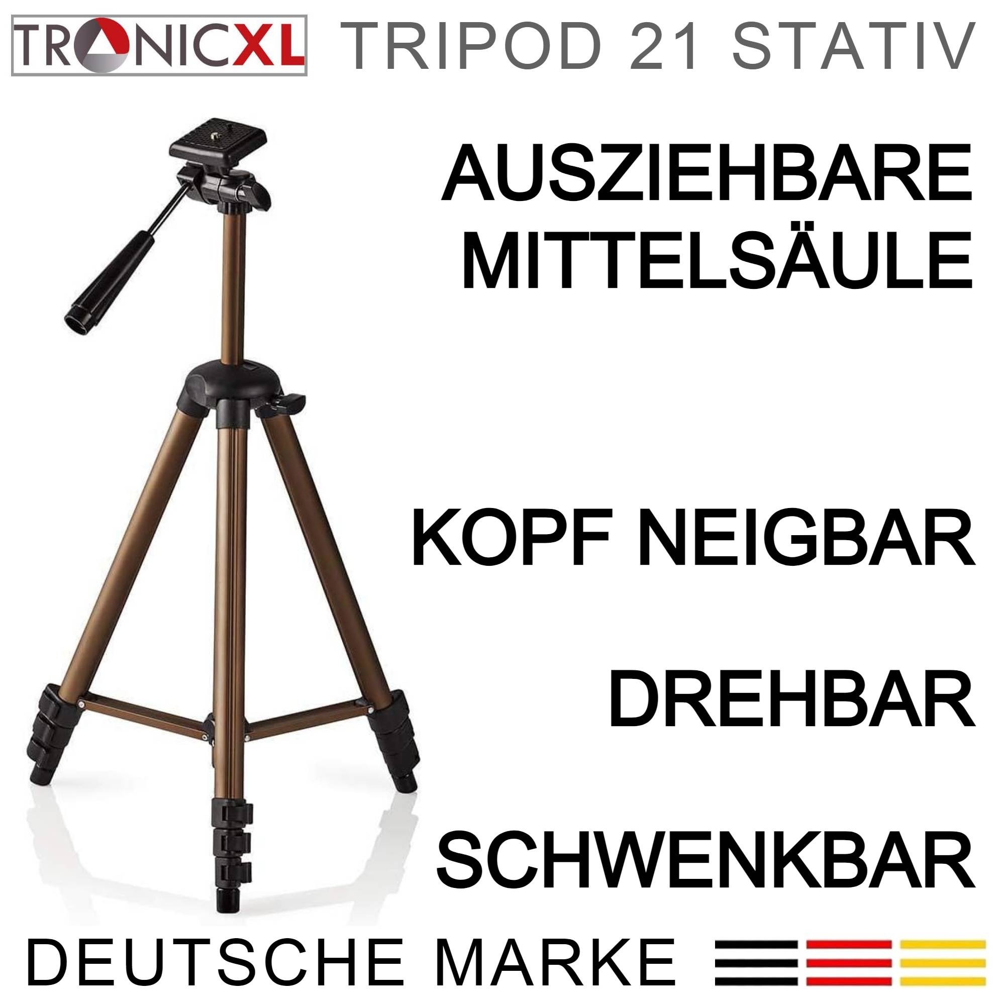 Tripod 21P 130cm Stativ Ständer Kamerastativ Beamerstativ Beamerhalterung Mini Video Beamer für Dell M110 M115 HD