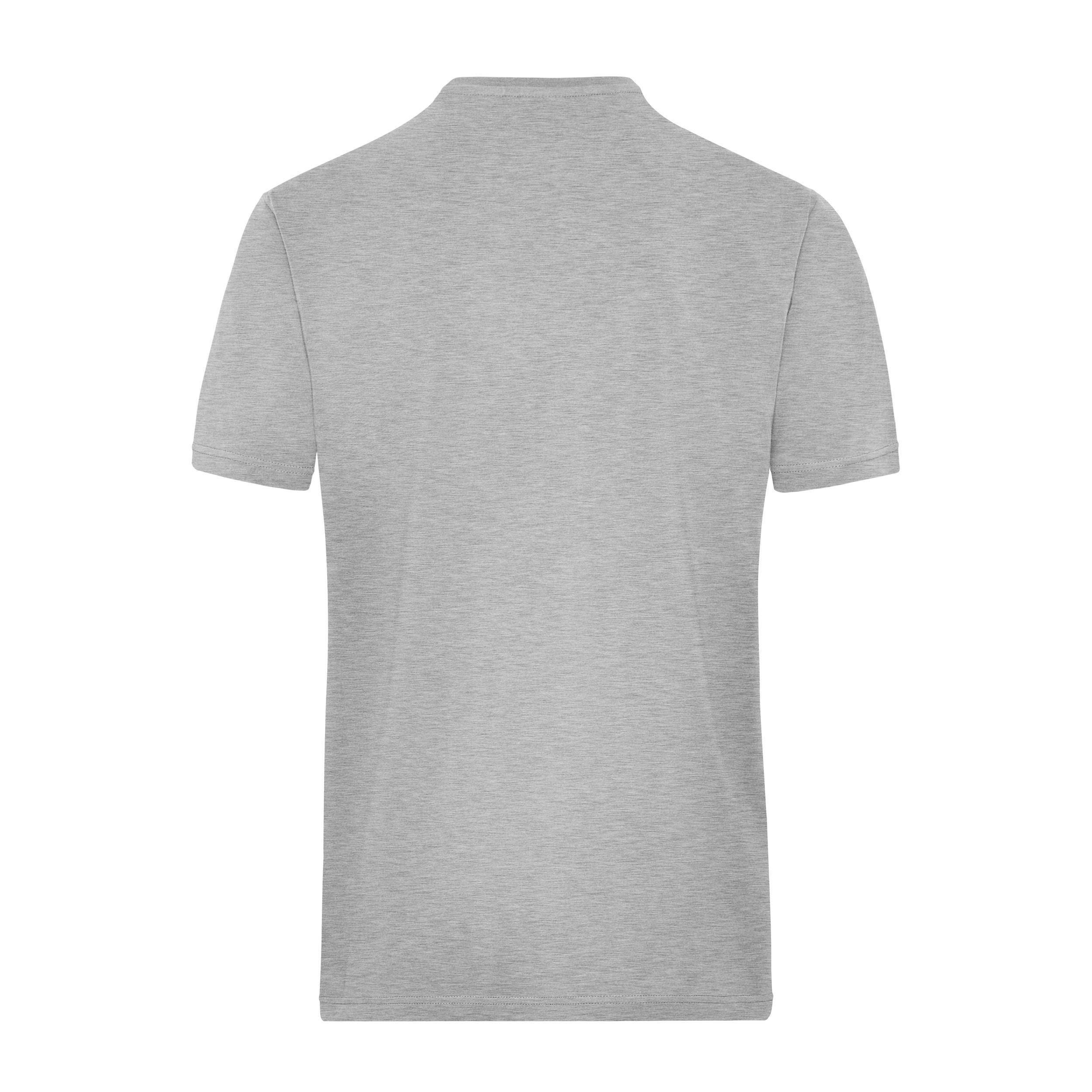 James & Nicholson® JN 1802 Men's BIO Stretch-T Work - SOLID - Grey-Heather_3XL