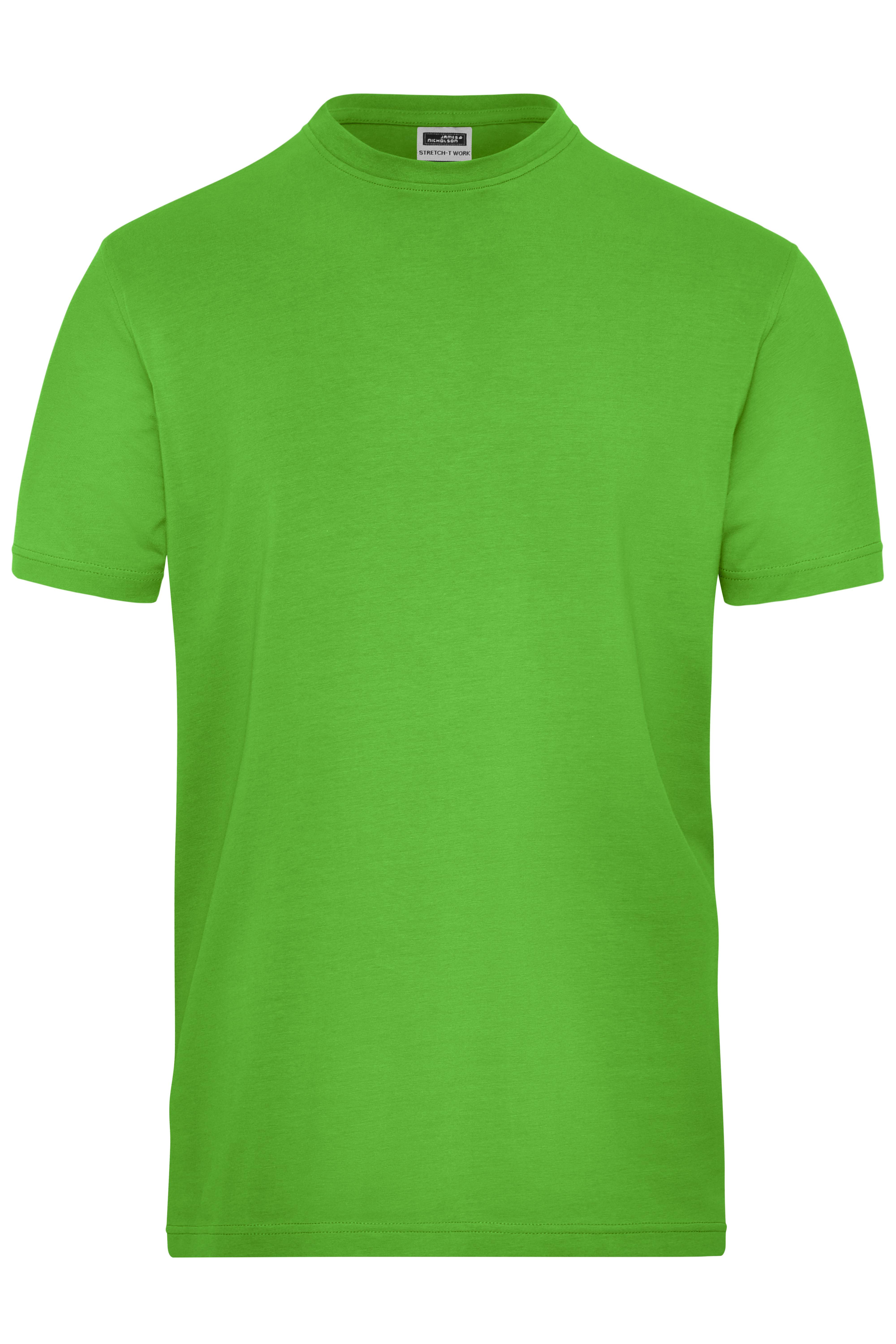 James & Nicholson® JN 1802 Men's BIO Stretch-T Work - SOLID - Lme-Green_XL