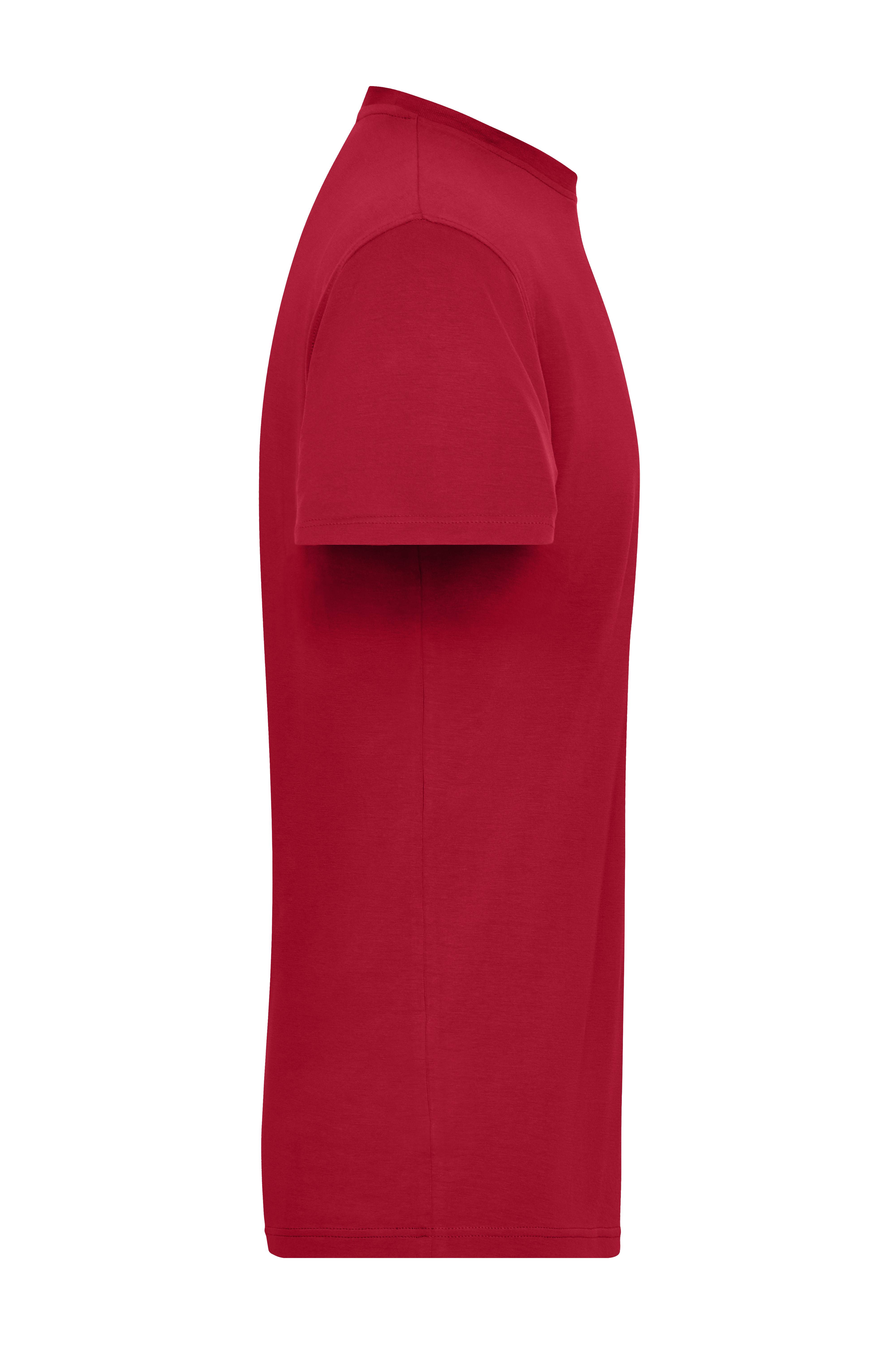 James & Nicholson® JN 1802 Men's BIO Stretch-T Work - SOLID - Red_XL