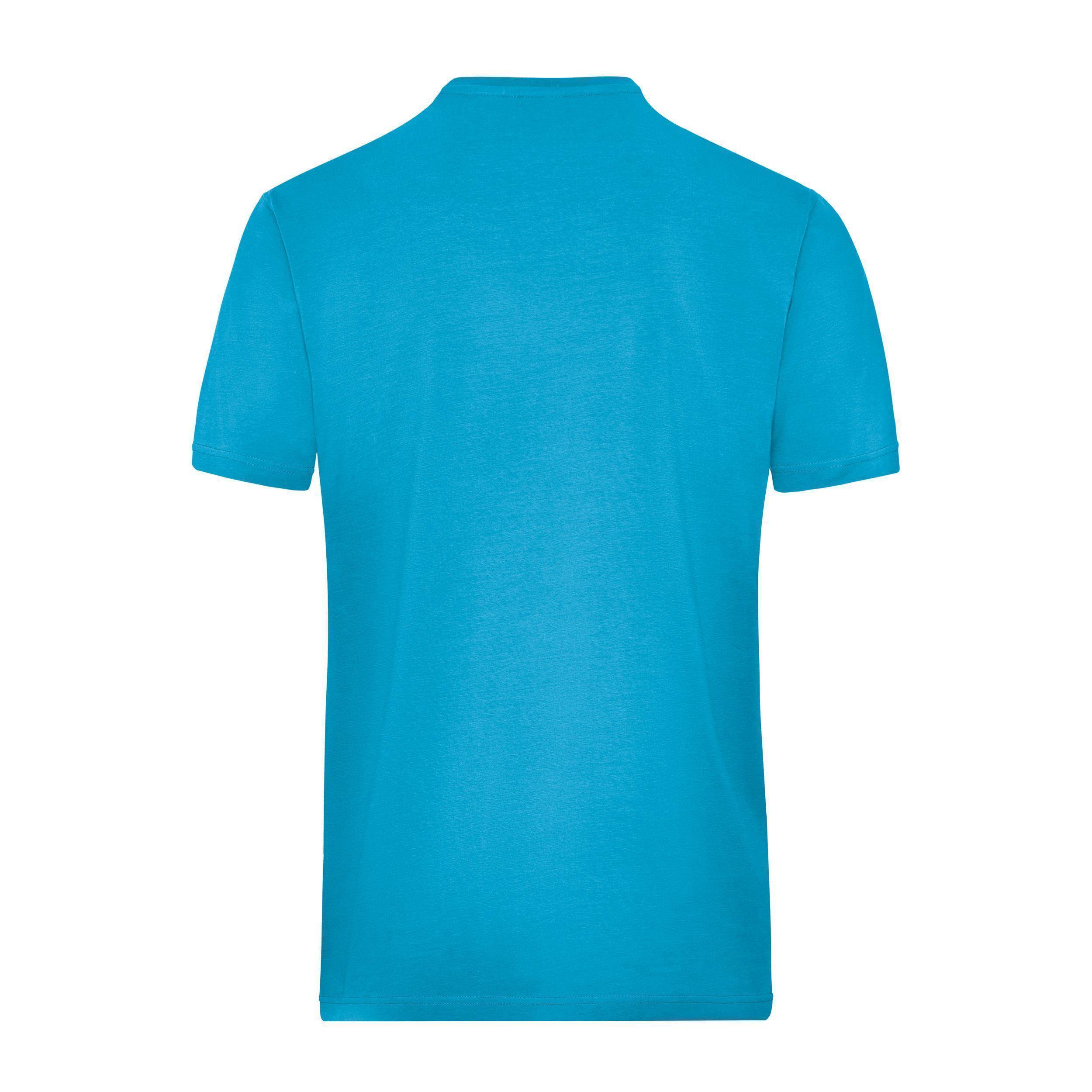James & Nicholson® JN 1802 Men's BIO Stretch-T Work - SOLID - Turquoise_M