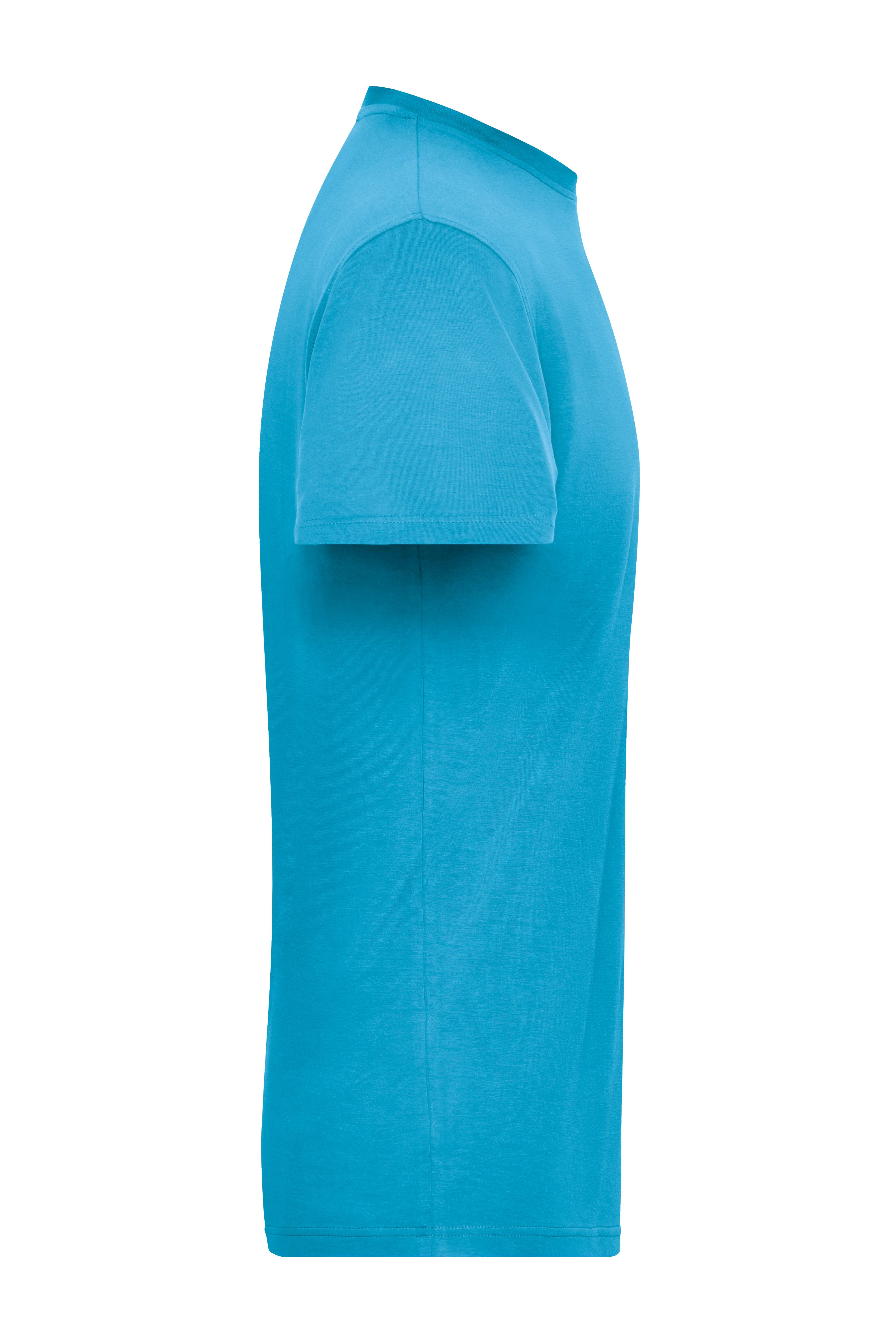 James & Nicholson® JN 1802 Men's BIO Stretch-T Work - SOLID - Turquoise_M