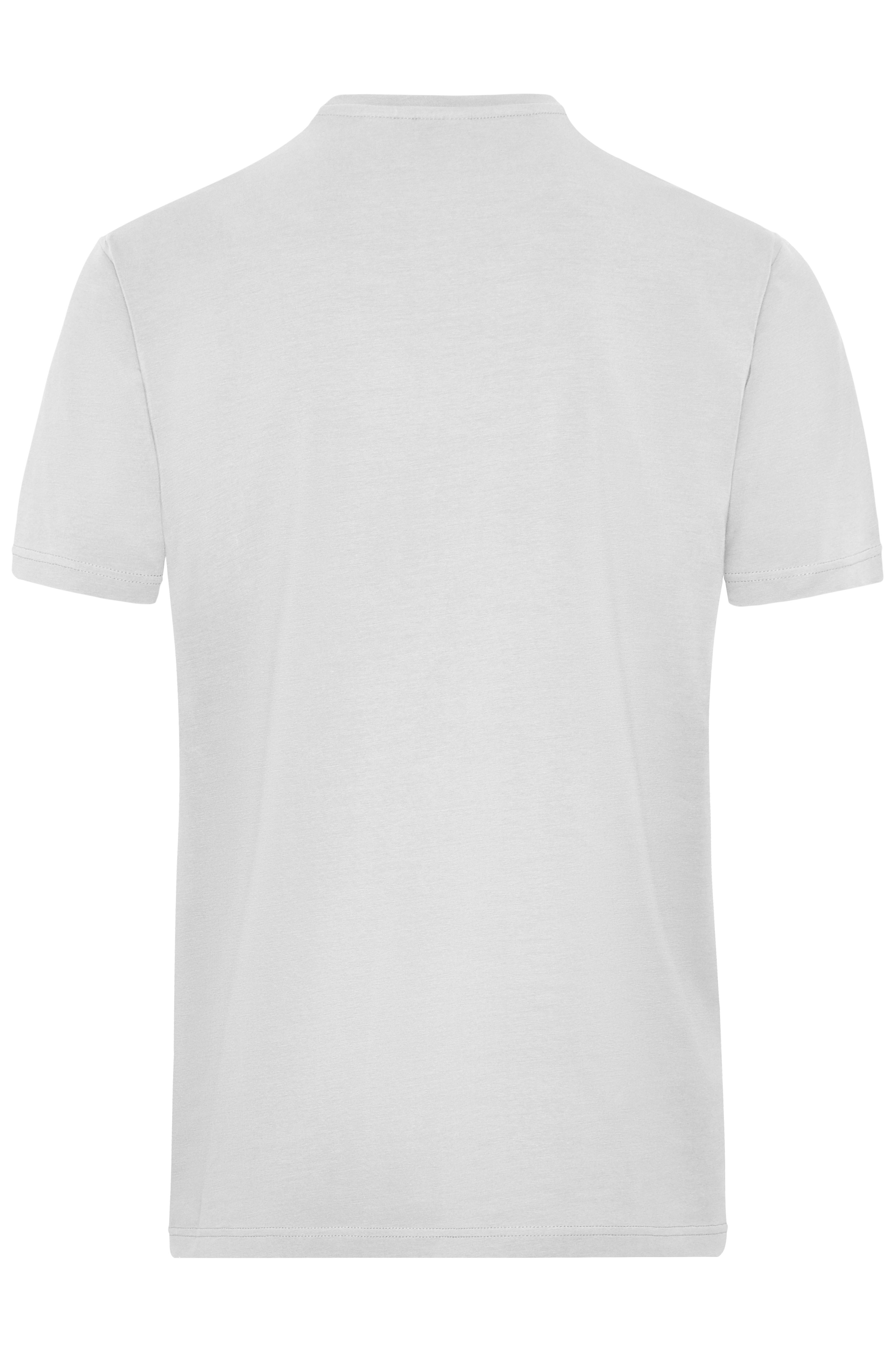 James & Nicholson® JN 1802 Men's BIO Stretch-T Work - SOLID - White_XL