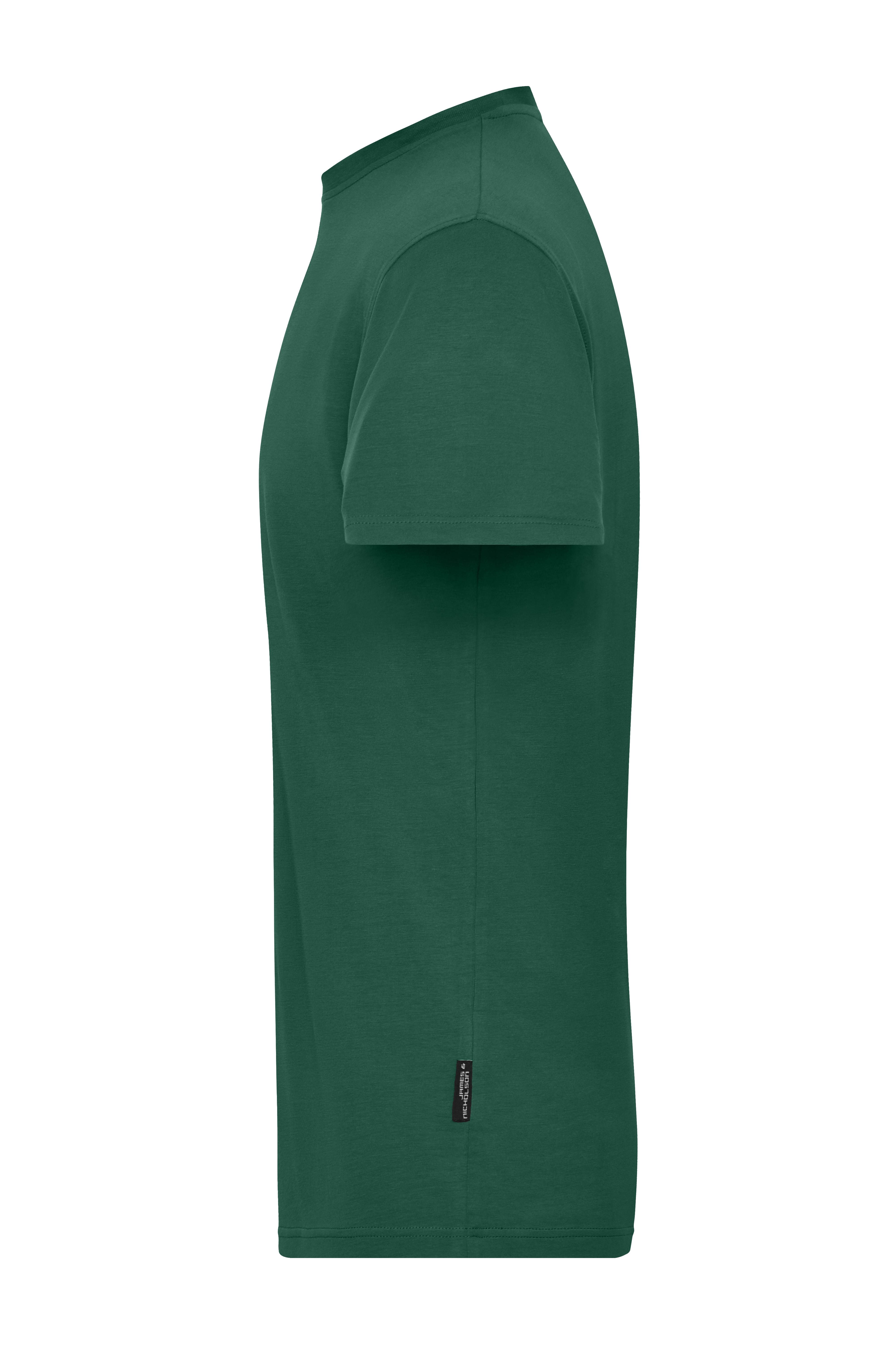James & Nicholson® JN 1802 Men's BIO Stretch-T Work - SOLID - Dark-Green_XXL