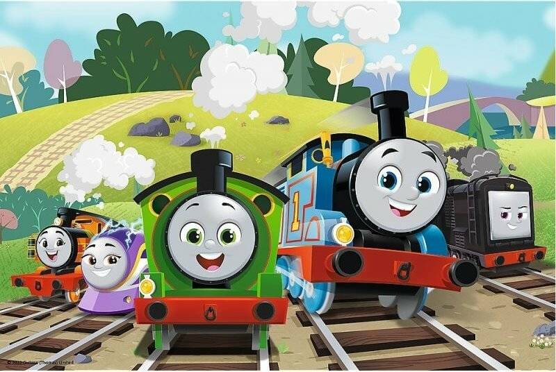 TREFL Puzzle Thomas die Lokomotive und Freunde 60 Teile