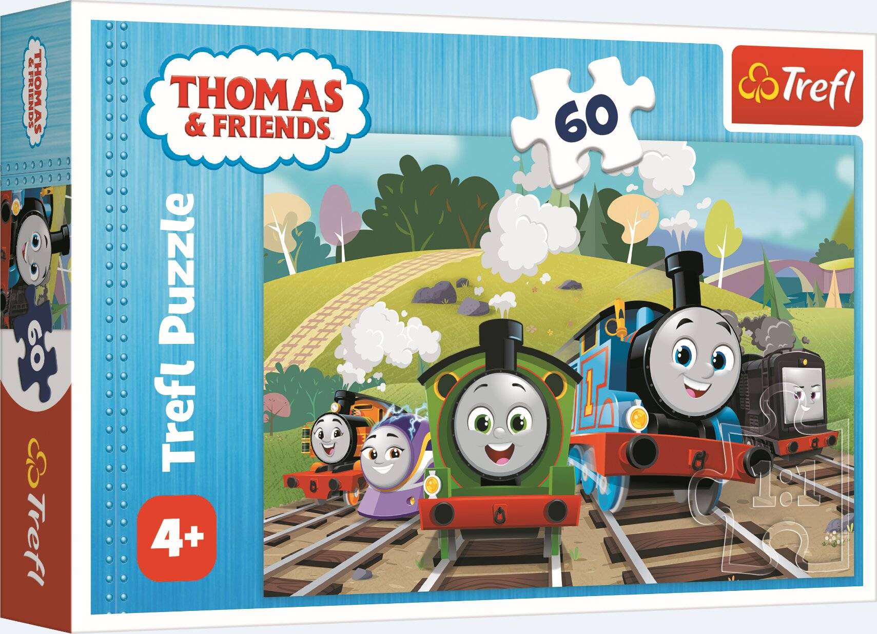TREFL Puzzle Thomas die Lokomotive und Freunde 60 Teile