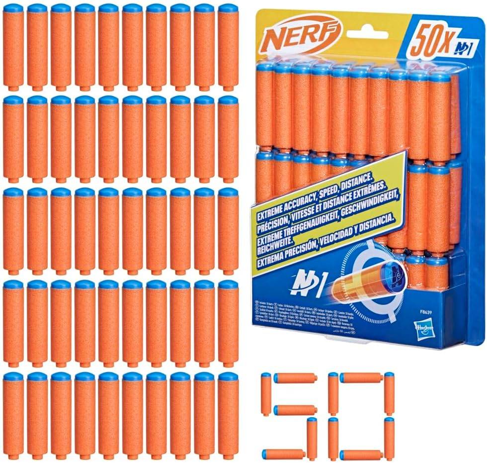 Hasbro F8639 - Nerf N Series N1 Darts - Nachfüllpack mit 50 Pfeilen