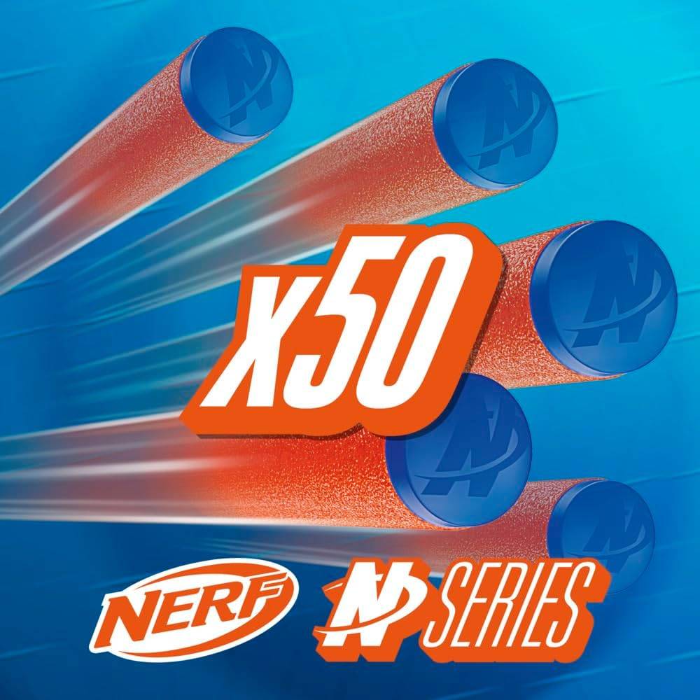 Hasbro F8639 - Nerf N Series N1 Darts - Nachfüllpack mit 50 Pfeilen
