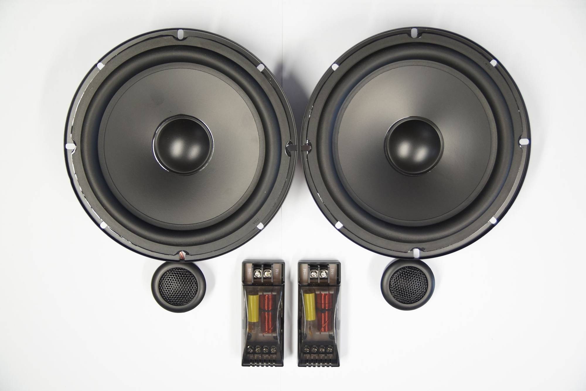 Auto Lautsprecher 2 Wege Komponenten System 20 cm geringe Einbautiefe B Ware