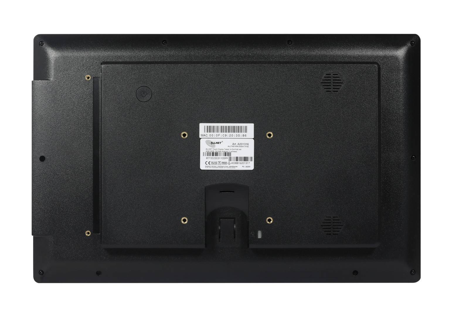 ALLNET Touch Display Tablet 14 Zoll PoE mit 8GB/64GB RK3568 Android 13 - Entdeck