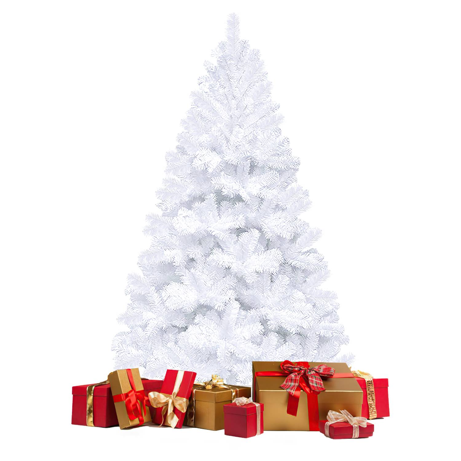 Weihnachtsbaum Weihnachts-Baum Christbaumständer Auswahl Beflockung Weiß 120cm