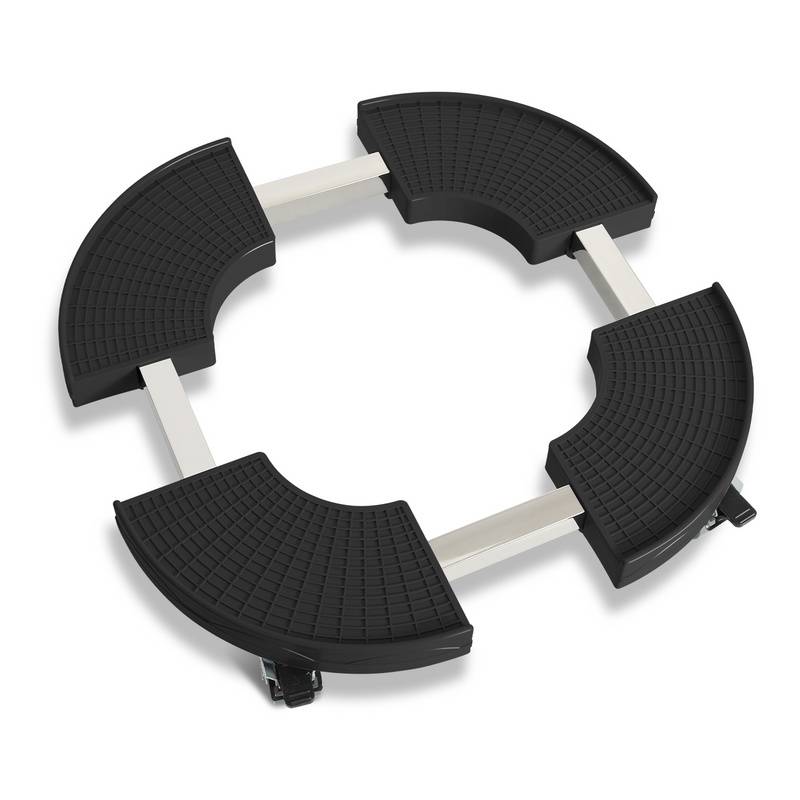 Pflanzenroller Blumenroller Untersetzer Mobiler Schwarz