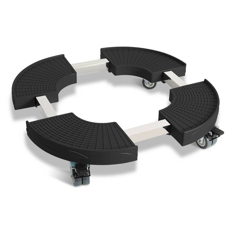Pflanzenroller Blumenroller Untersetzer Mobiler Rollbrett Schwarz