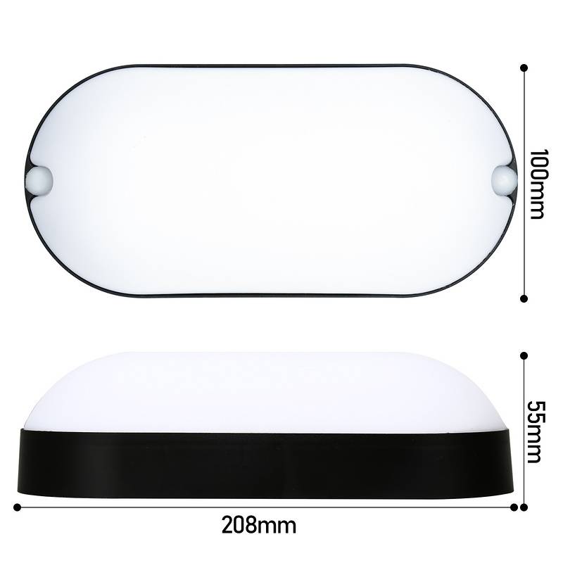 LED Feuchtraumleuchte 15W 6x Wasserdicht Deckenleuchten IP54 Wasserdicht Lampe Garage Keller