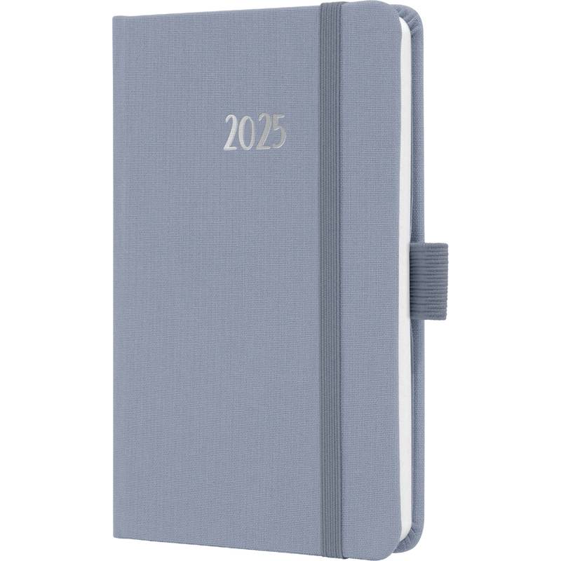 sigel Taschenkalender Jolie Feel 2025, Textil, A6, lila