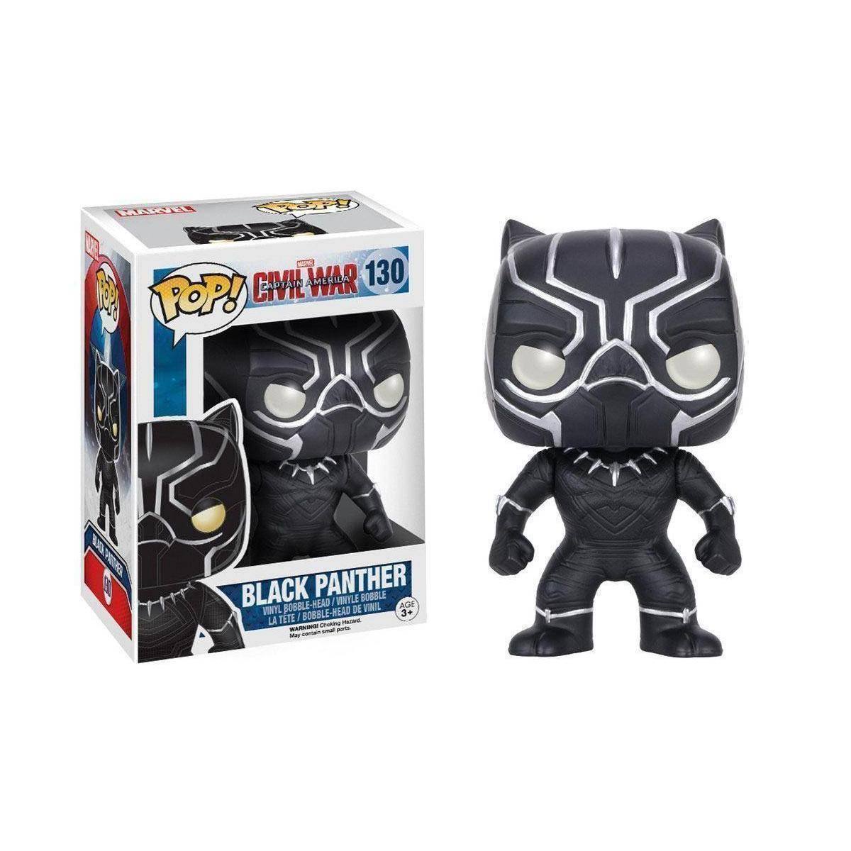 FK7229 - Captain America Civil War POP! Vinyl Wackelkopf Black Panther 10 cm