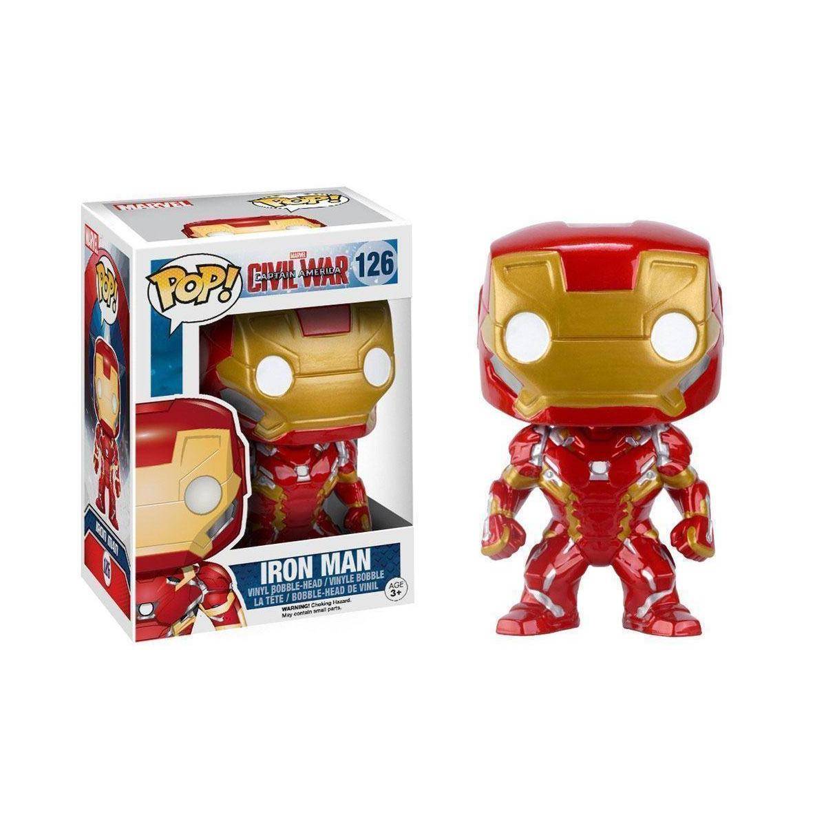 FK7224 - Captain America Civil War POP! Vinyl Wackelkopf Iron Man 10 cm