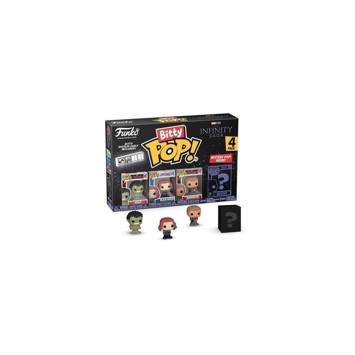 FK71504 - Marvel Bitty POP! Vinyl Figuren 4er-Pack Hulk 2,5 cm