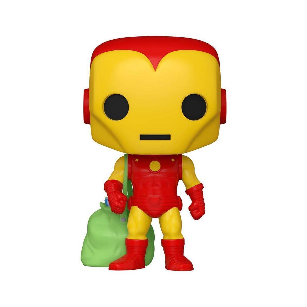 FK72188 - Marvel Holiday POP! Marvel Vinyl Figur Iron Man wBag 9 cm
