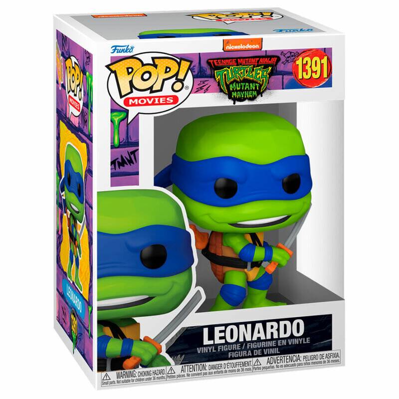 Teenage Mutant Ninja Turtles POP! Movies Vinyl Figur Leonardo 9 cm