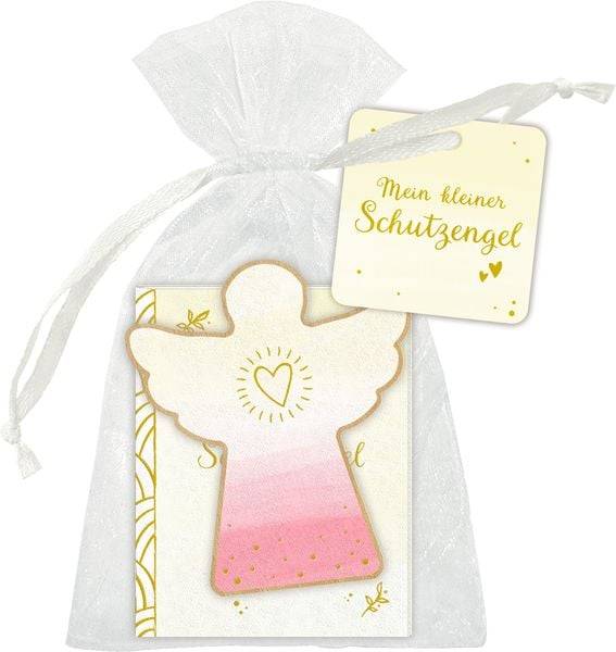 Holzengel mit Büchlein